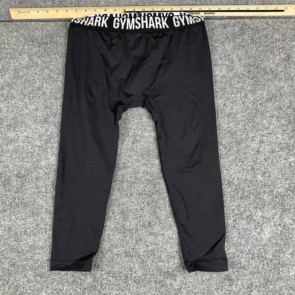 Gymshark Leggings Women’s L Black High Waist Compression Gymwear - Picture 1 of 9